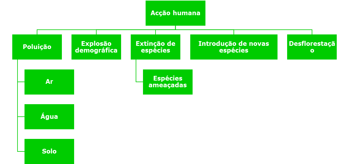 Desequilíbrio dos ecossistemas por acção humana