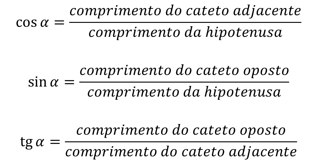 razoes formulas