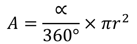 formula sector circular